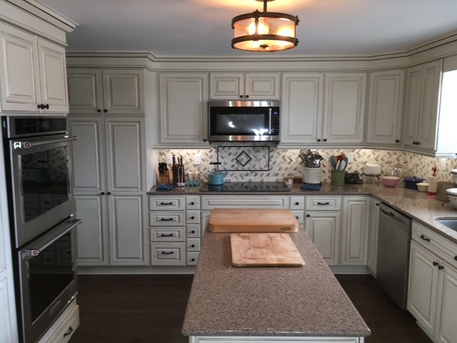 A kitchen remodel by Viking Kitchens & Handyman Services.
